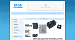 Desktop Screenshot of erdedisticaret.com